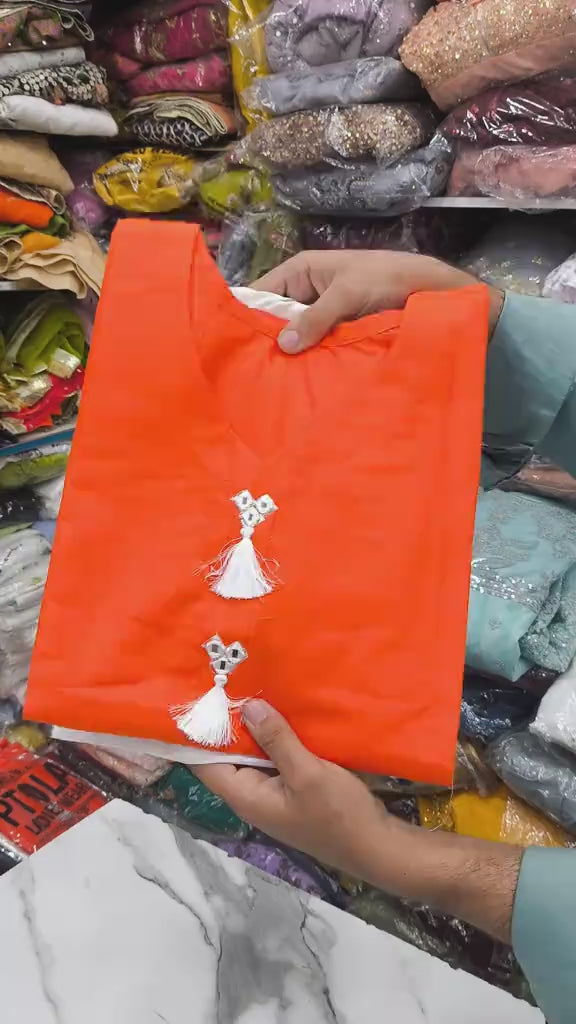 Orange Imported Suit
